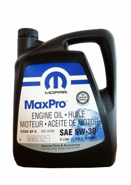תמונה נוספת של מיכל שמן מנוע 5 ליטר 5W30 מקורי MOPAR