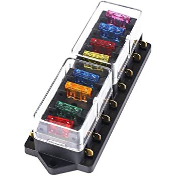 תמונה נוספת של בית פיוזים אוניברסלי 12-24VOLT, 30AMP שמונה פיוזים