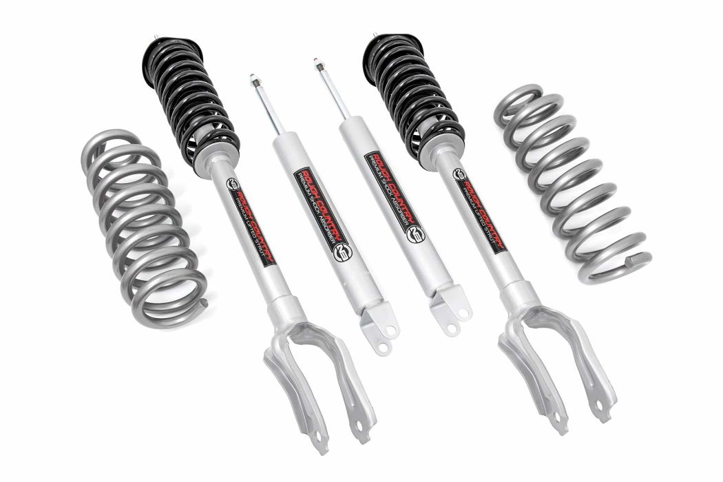 תמונה נוספת של קיט הגבהה 2.5'' גראנד צ'ירוקי 2011-2015 WK2 בולמים + קפיצים ראף קאנטרי