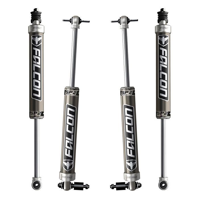 סט בולמים FALCON סדרה 2.1 SP2 מונוטיוב לJK עם 2 דלתות להגבהה 4''-6''