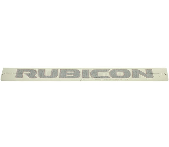 תמונה נוספת של מדבקת מכסה מנוע מקורית RUBICON רנגלר JL