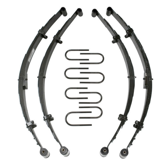 זוג קפיצי עלים אחוריים CJ מ76-90 להגבהה 4'' (4 עלים) ראף קאנטרי