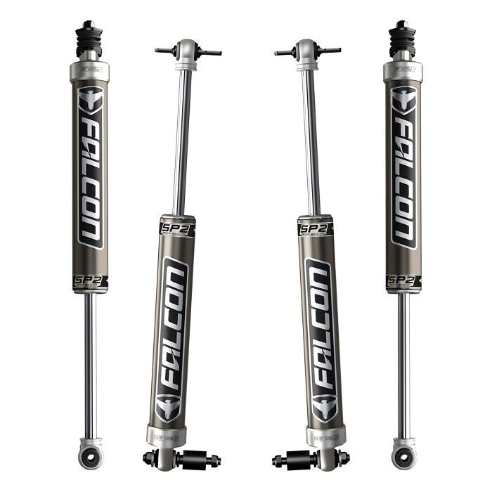 סט בולמים FALCON סדרה 2.1 SP2 מונוטיוב לJK עם 4 דלתות להגבהה 3''-3.5''