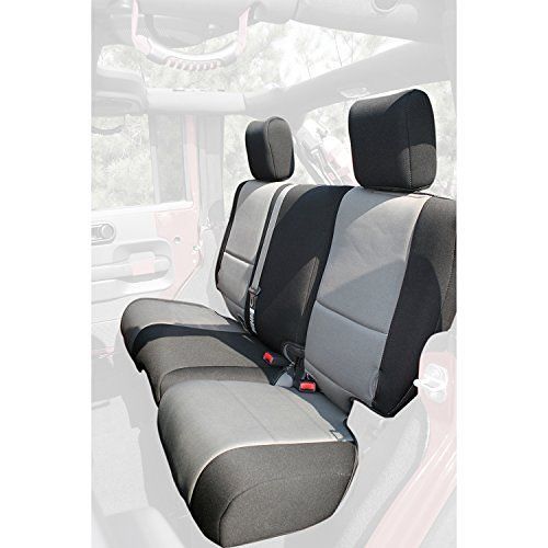 תמונה 2 של סט כיסוי לכיסאות אפור שחור אחורי JK 2 דלתות 07-12