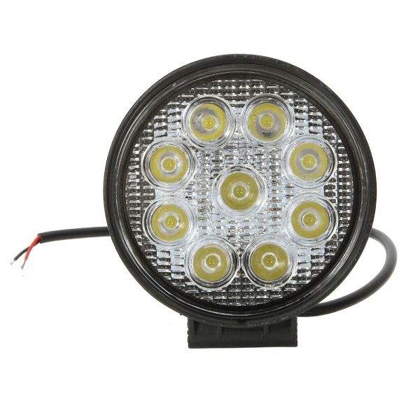 תמונה 2 של פנס לד עגול 9 נורות 27W