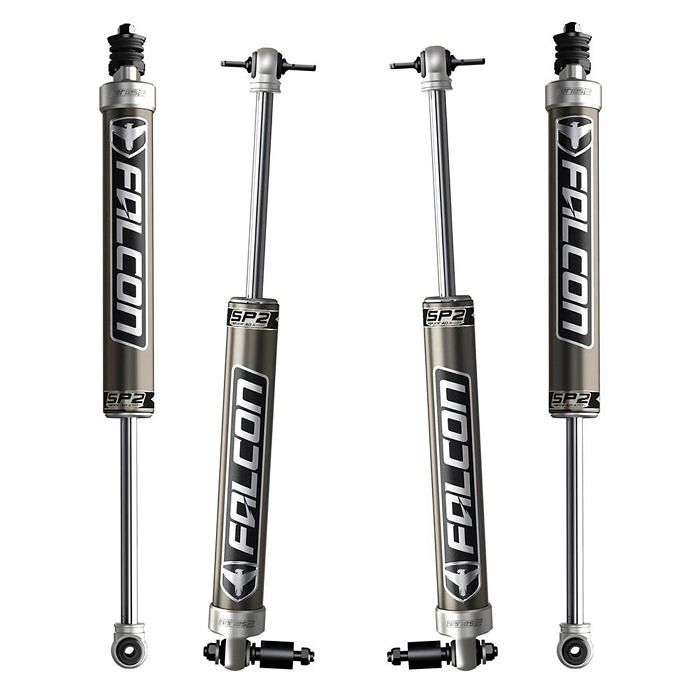 סט בולמים FALCON סדרה 2.1 SP2 מונוטיוב לJK עם 4 דלתות להגבהה 4''-6''