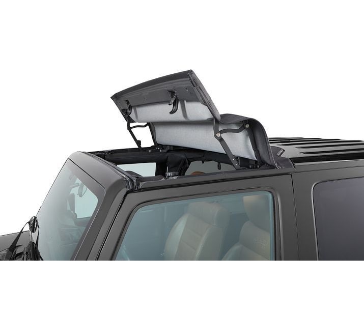 תמונה 2 של כיסוי סאנריידר מקורי בסטופ  BLACK TWILLרנגלר JK