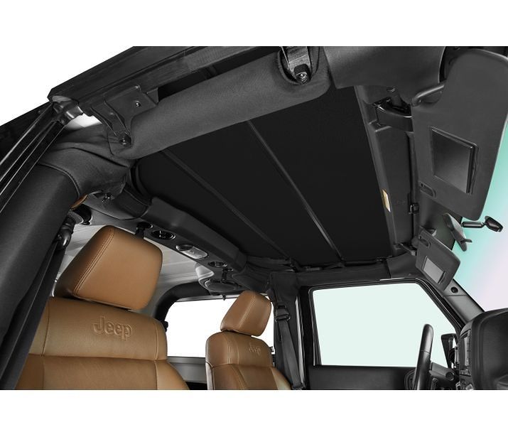 תמונה 4 של כיסוי סאנריידר רנגלר JK בד BLACK TWILL חליפי. לא בסטופ!