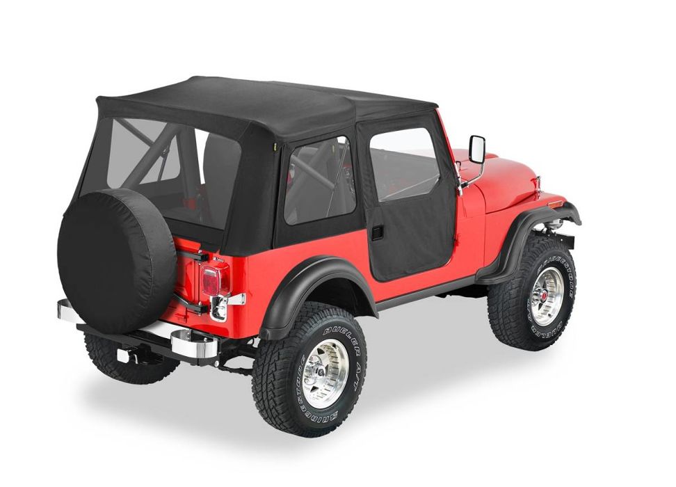 תמונה 2 של כיסוי סופרטופ שחור CJ+YJ