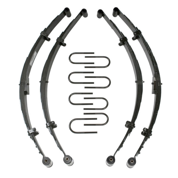 תמונה 2 של זוג קפיצי עלים אחוריים CJ מ76-90 להגבהה 4'' (4 עלים) ראף קאנטרי