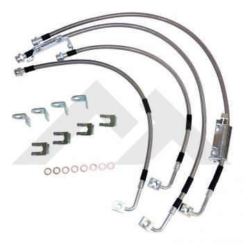 תמונה 2 של סט צינורות בלם להגבהה רנגלר JK משנת 11-19 למהלך מתלה עד "6 (4 יח בסט)