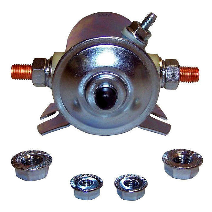 סולנואיד 12V אוניברסלי עם לחצן