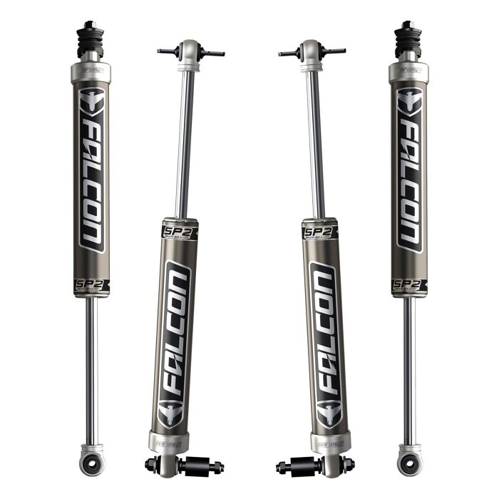 תמונה 2 של סט בולמים FALCON סדרה 2.1 SP2 מונוטיוב לJK עם 4 דלתות להגבהה 1.5''-2.5''